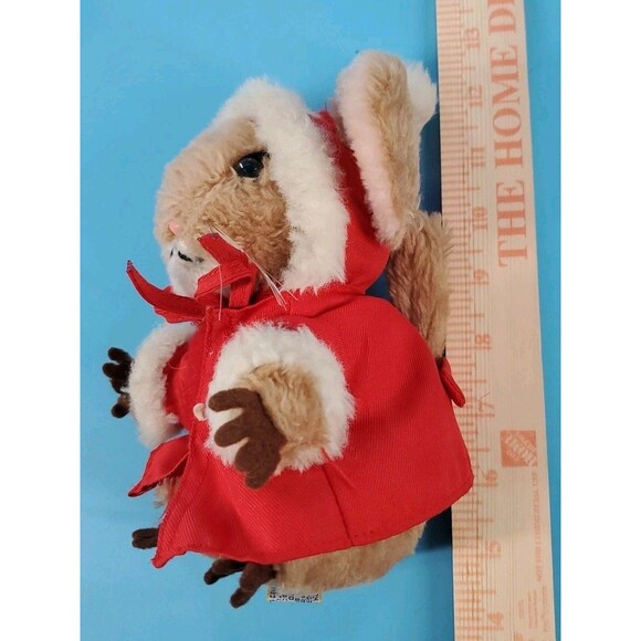 Merry Mouse Christmas Mouse Dakin  Plush Stuffed Animal Priscilla Hillman 1981 - Picture 11 of 11